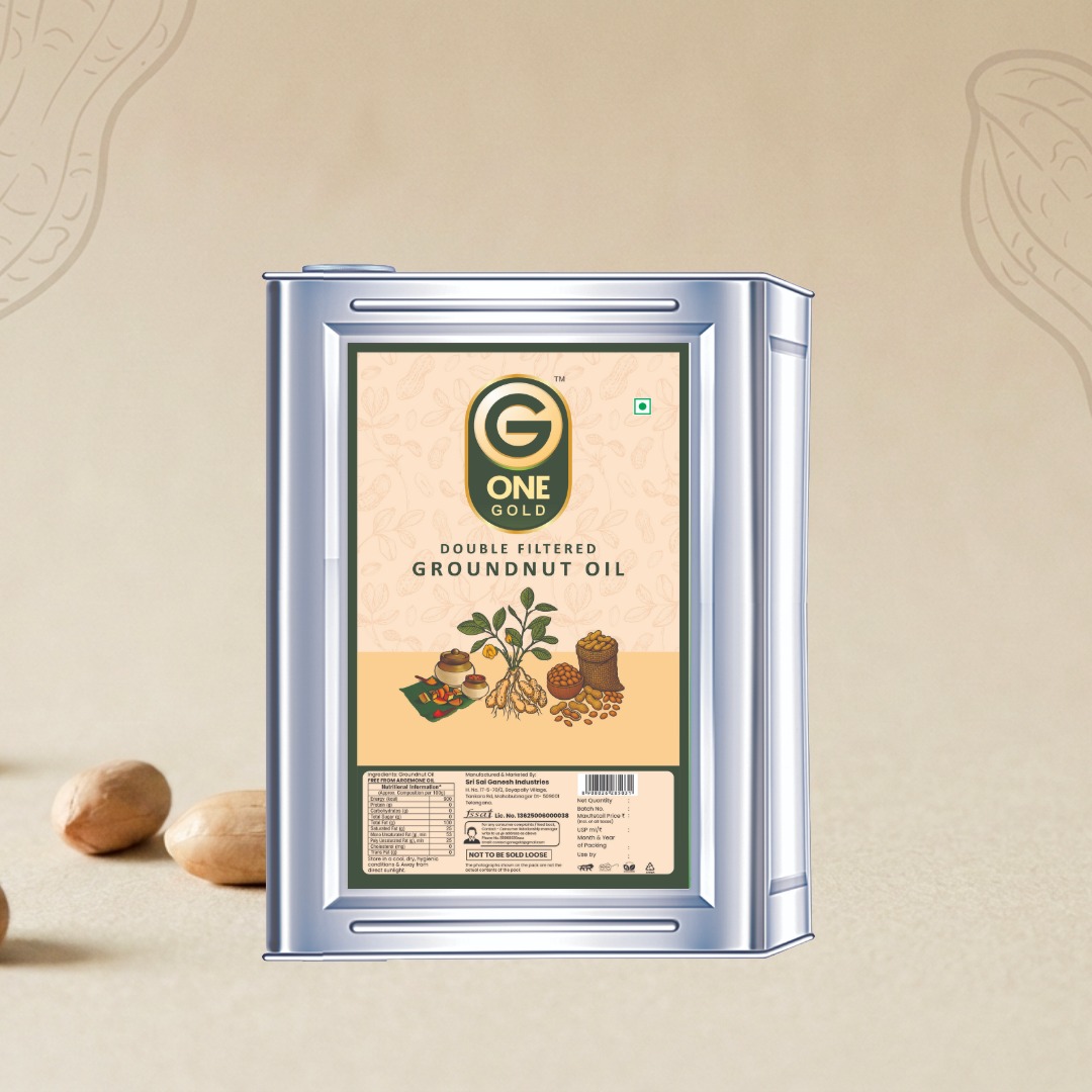 Groundnut Oil — 15L Tin